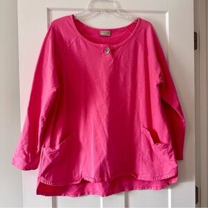 Pink Cantoo top with pockets